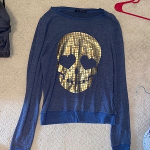 Wildfox Skull Pullover